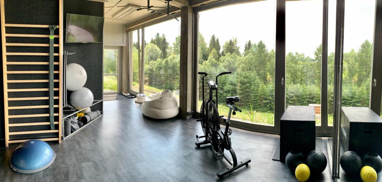 Koza U Woza Wypocznij W Gorach W Rytmie Slow Drewniany Dom Premium Z Widokiem Na Panorame Tatr Ecospa Strefa Fitness Zielona Farma Warsztaty (Adults Only) Szlembark Luaran gambar