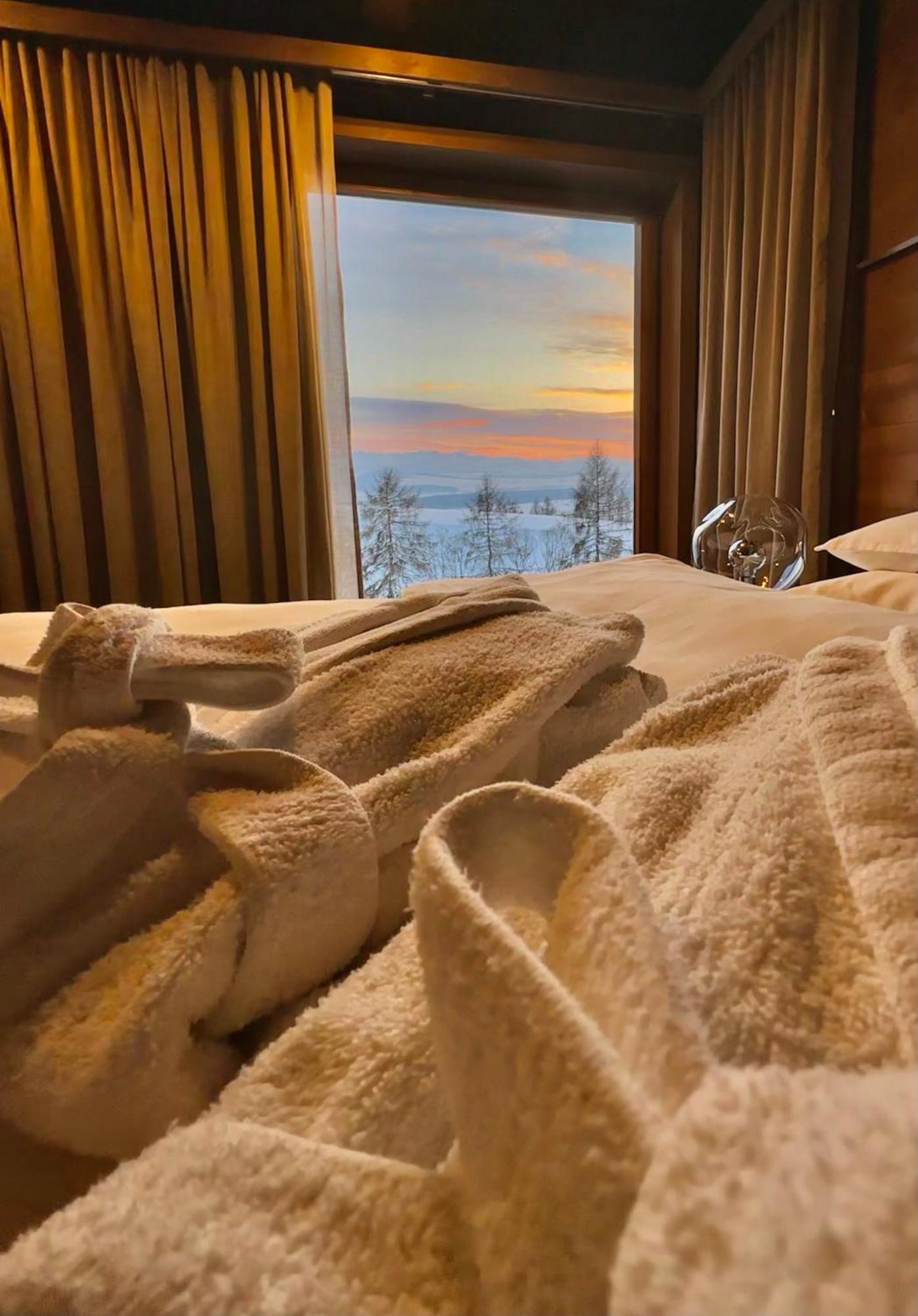 Koza U Woza Wypocznij W Gorach W Rytmie Slow Drewniany Dom Premium Z Widokiem Na Panorame Tatr Ecospa Strefa Fitness Zielona Farma Warsztaty (Adults Only) Szlembark Luaran gambar